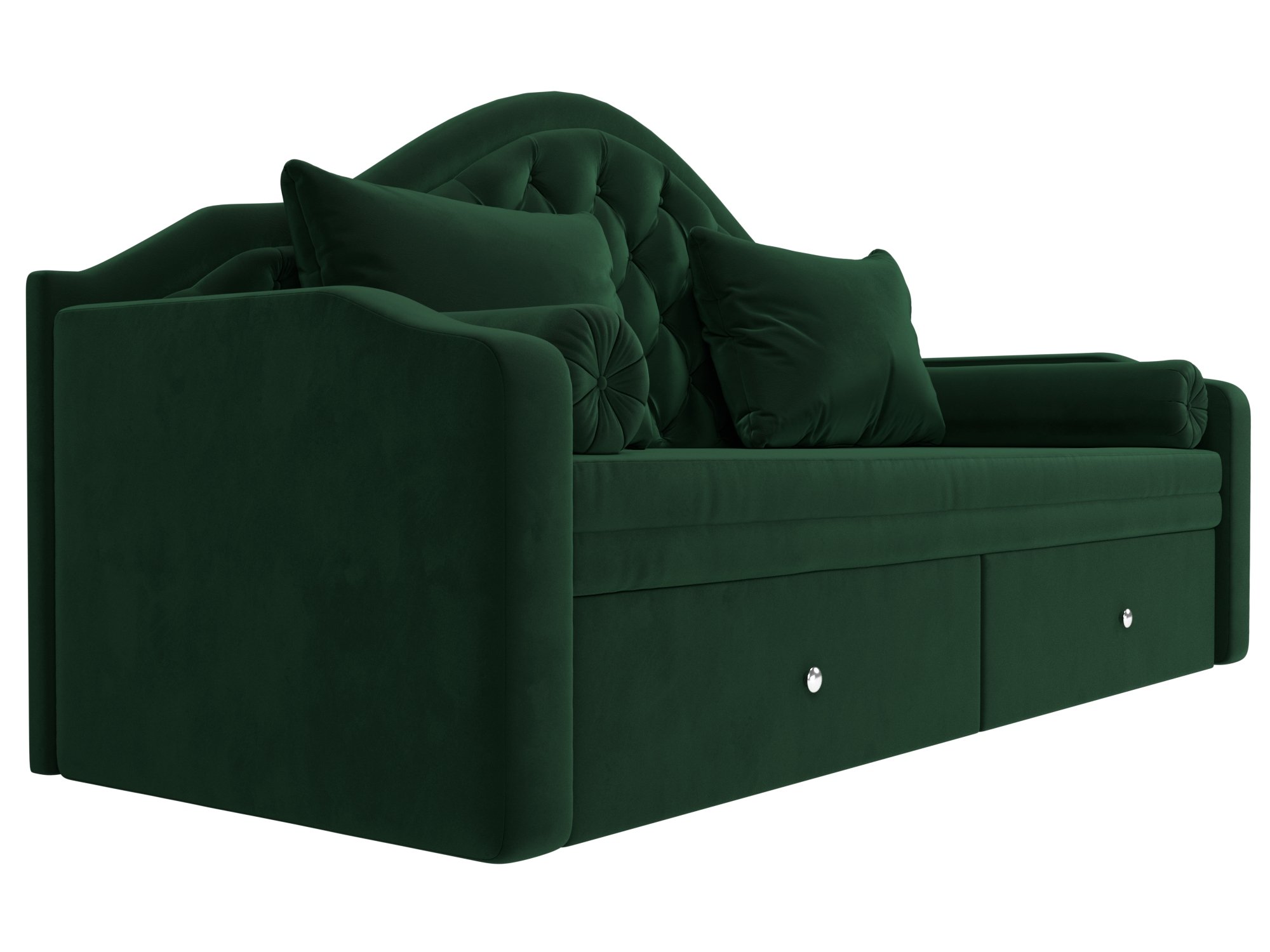 Прямой диван софа Сойер (Зеленый)
