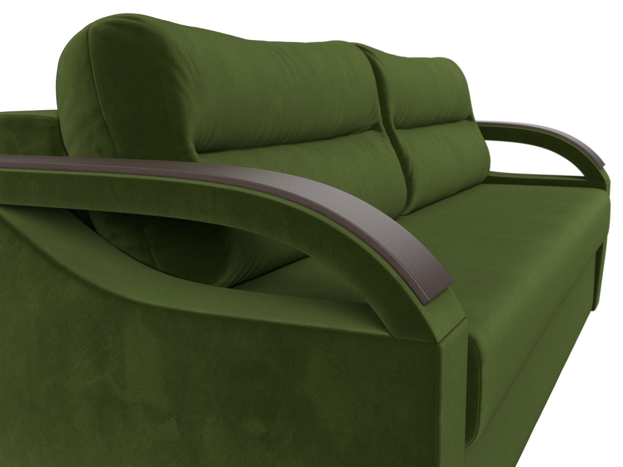 Прямой диван Форсайт (Зеленый)