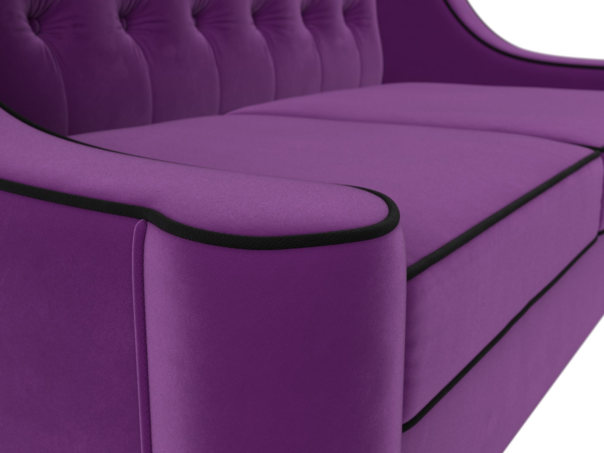 Прямой диван Бронкс (Фиолетовый)