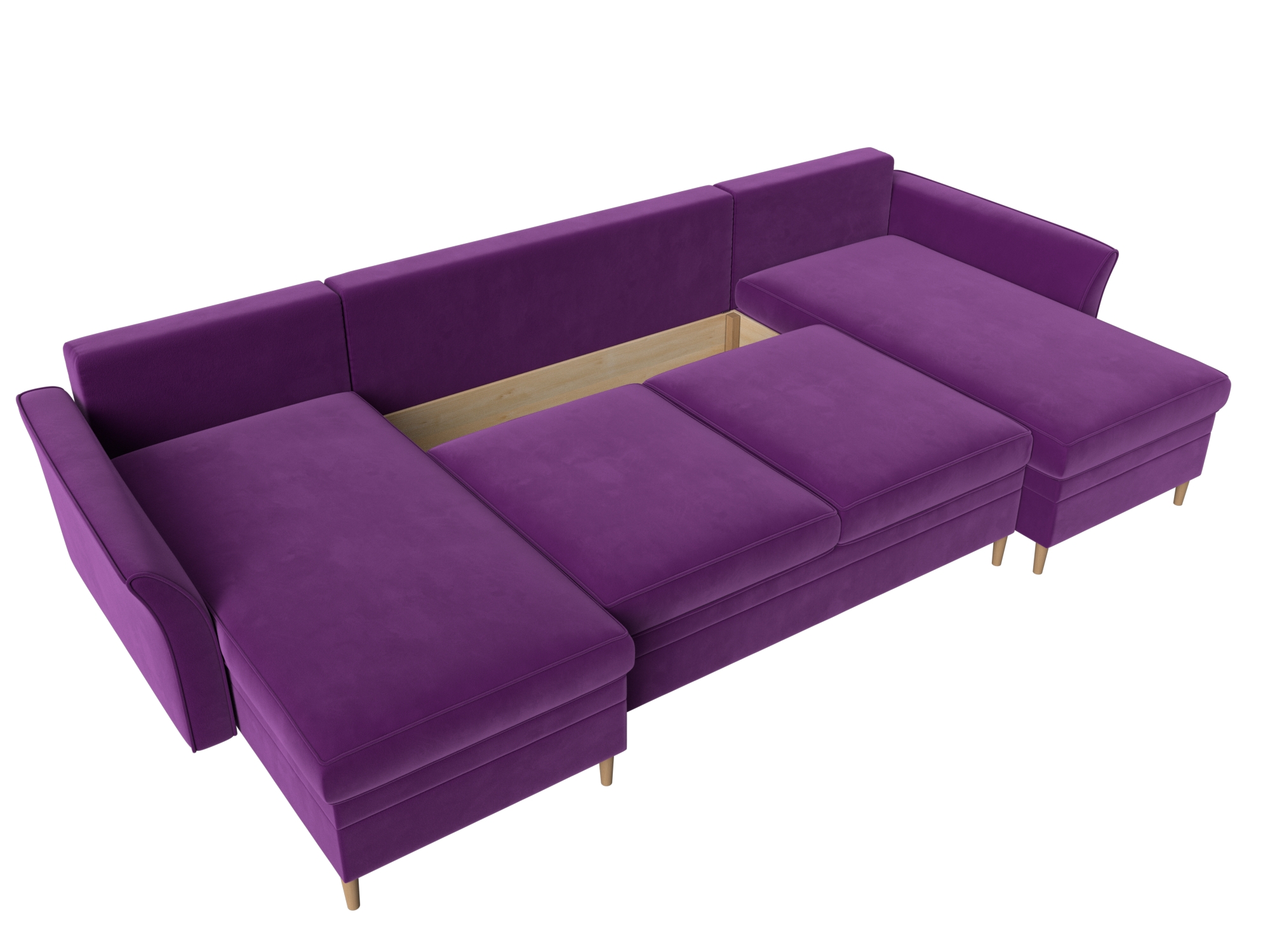 П-образный диван София (Фиолетовый)