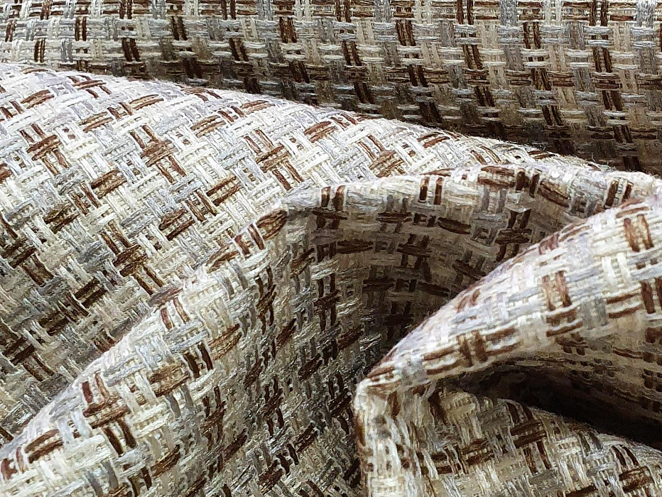 Кухонный прямой диван Стоун с углом левый (Корфу 02\коричневый)