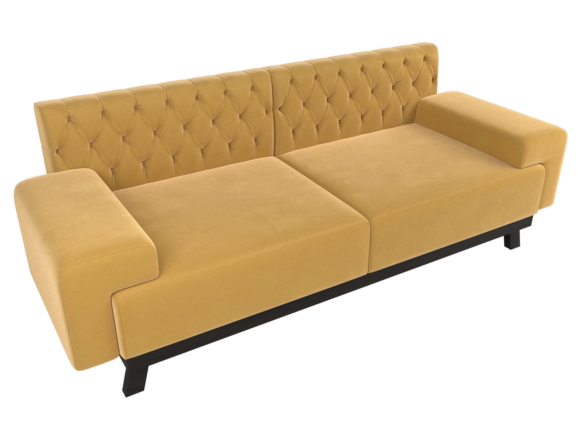 Прямой диван Мюнхен Люкс (Желтый)