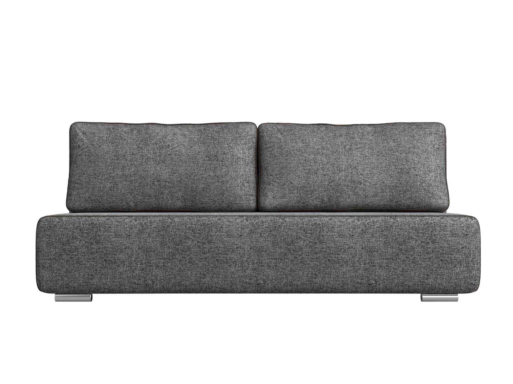Прямой диван Уно (Серый\Коричневый)