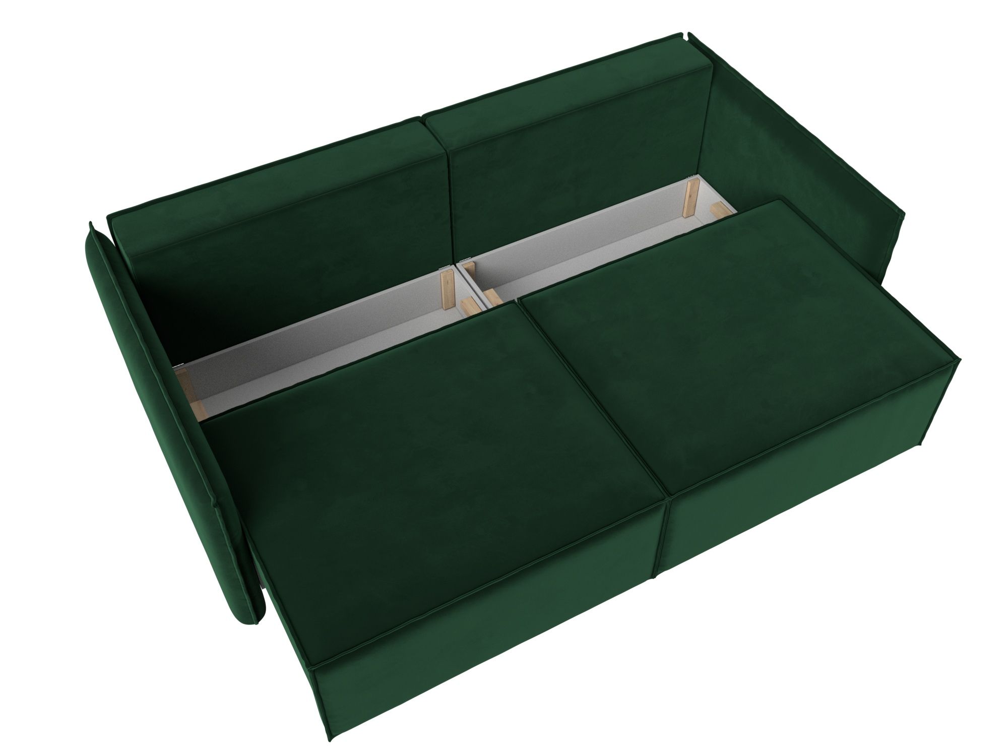 Прямой диван Либерти (Зеленый)