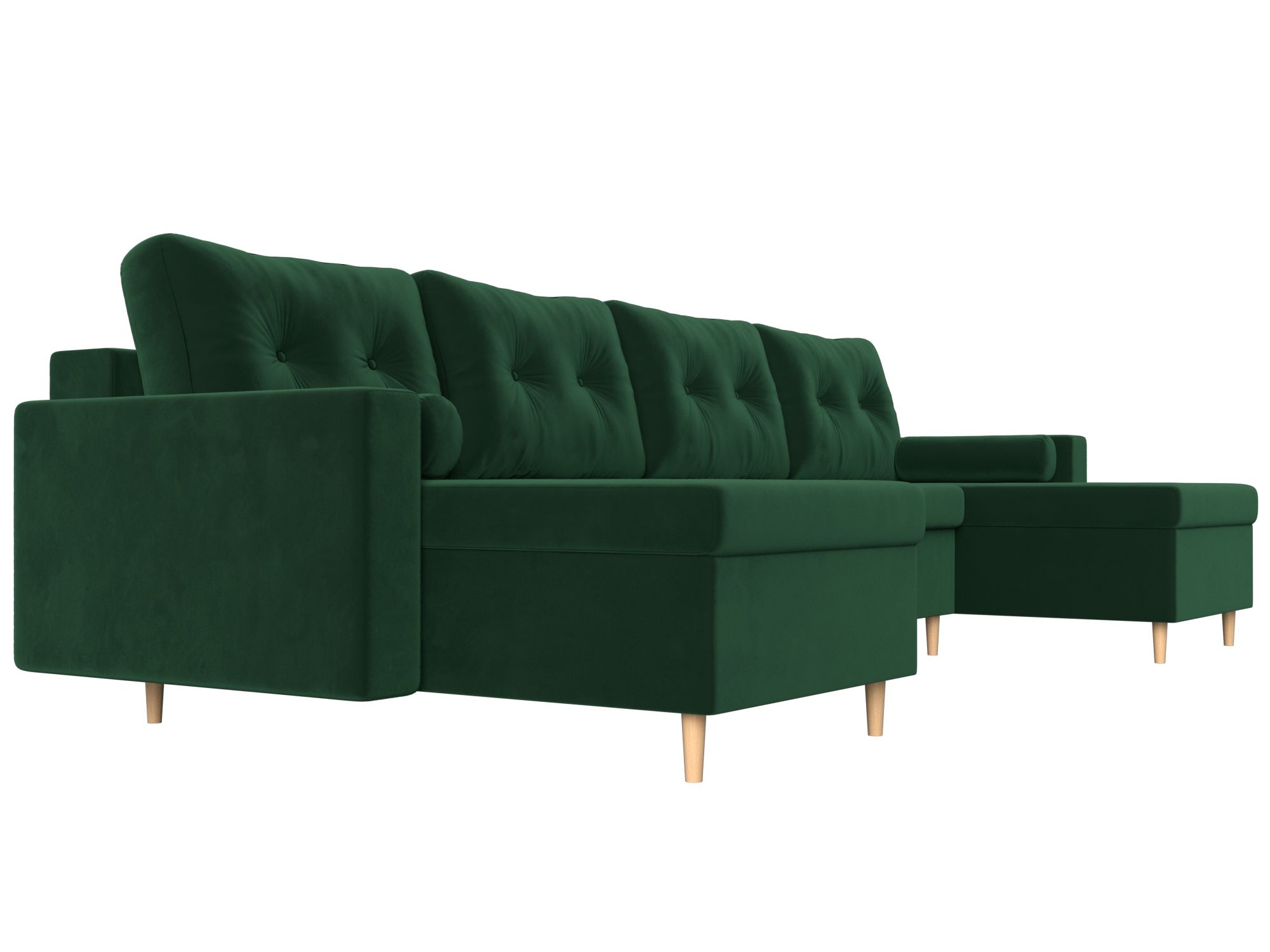 П-образный диван Белфаст (Зеленый)