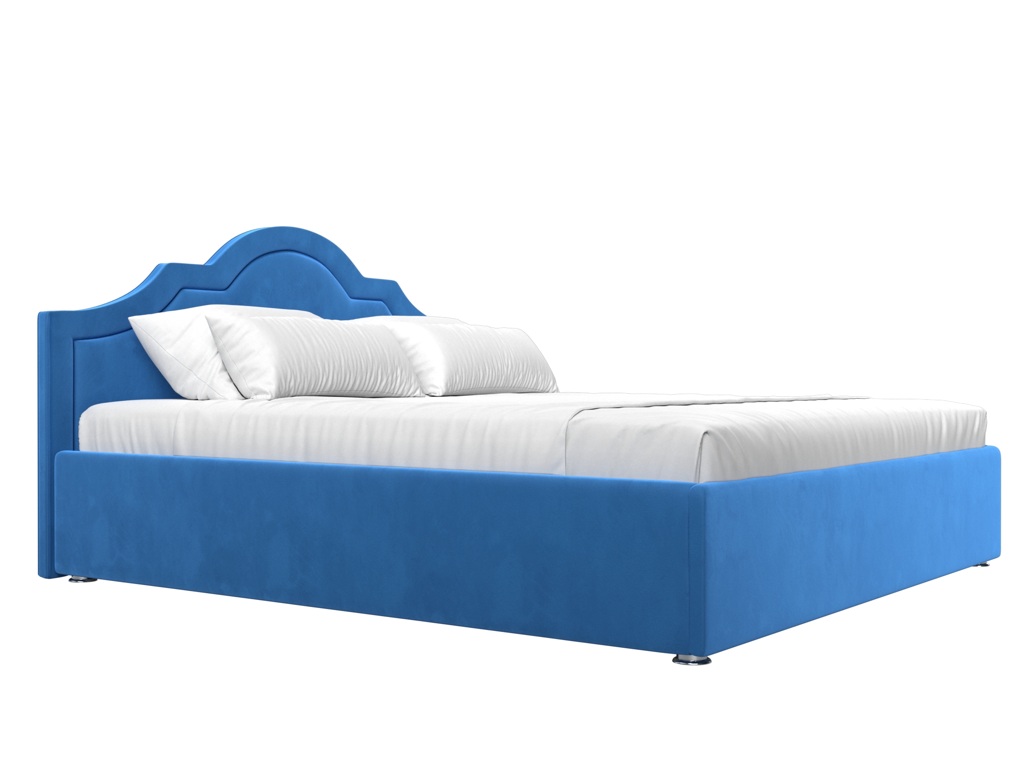 Интерьерная кровать Афина 200 (Голубой)