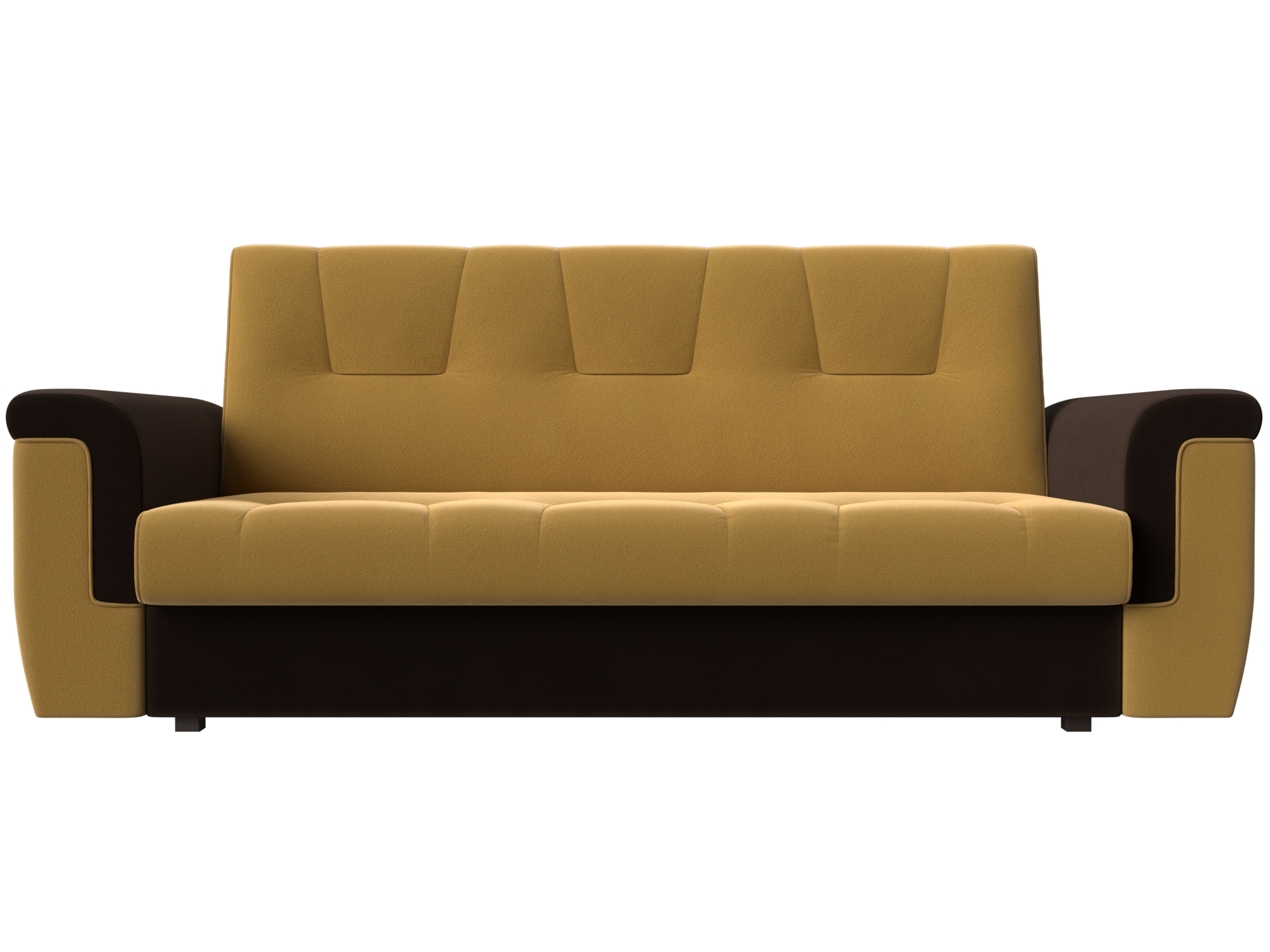 Прямой диван Эллиот (Желтый\коричневый)