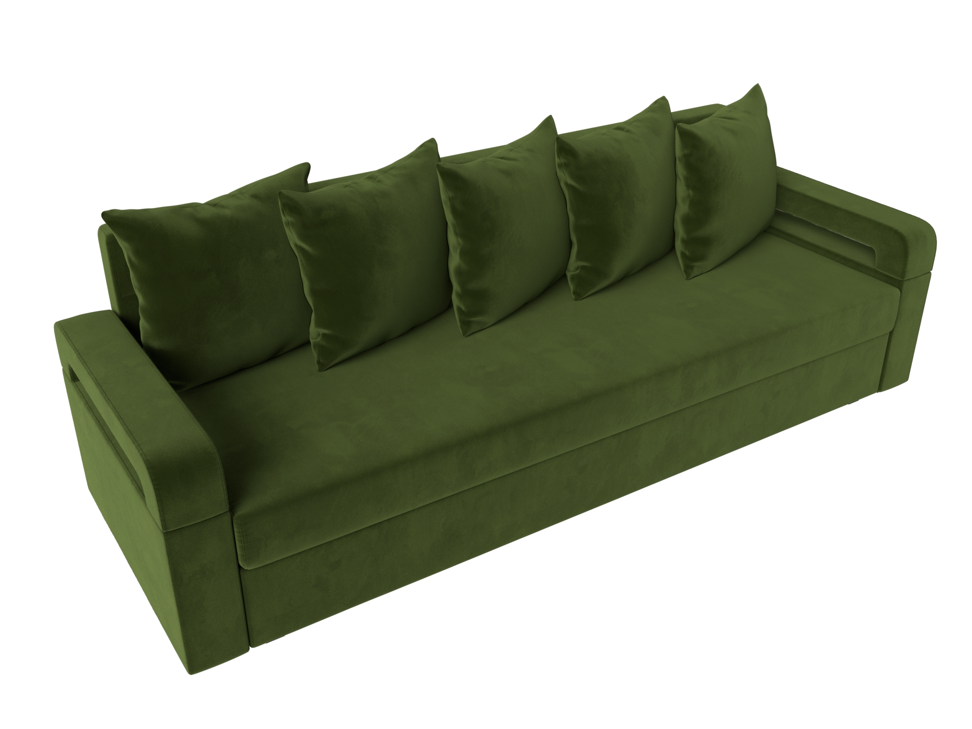 Прямой диван Гермес Лайт (Зеленый)