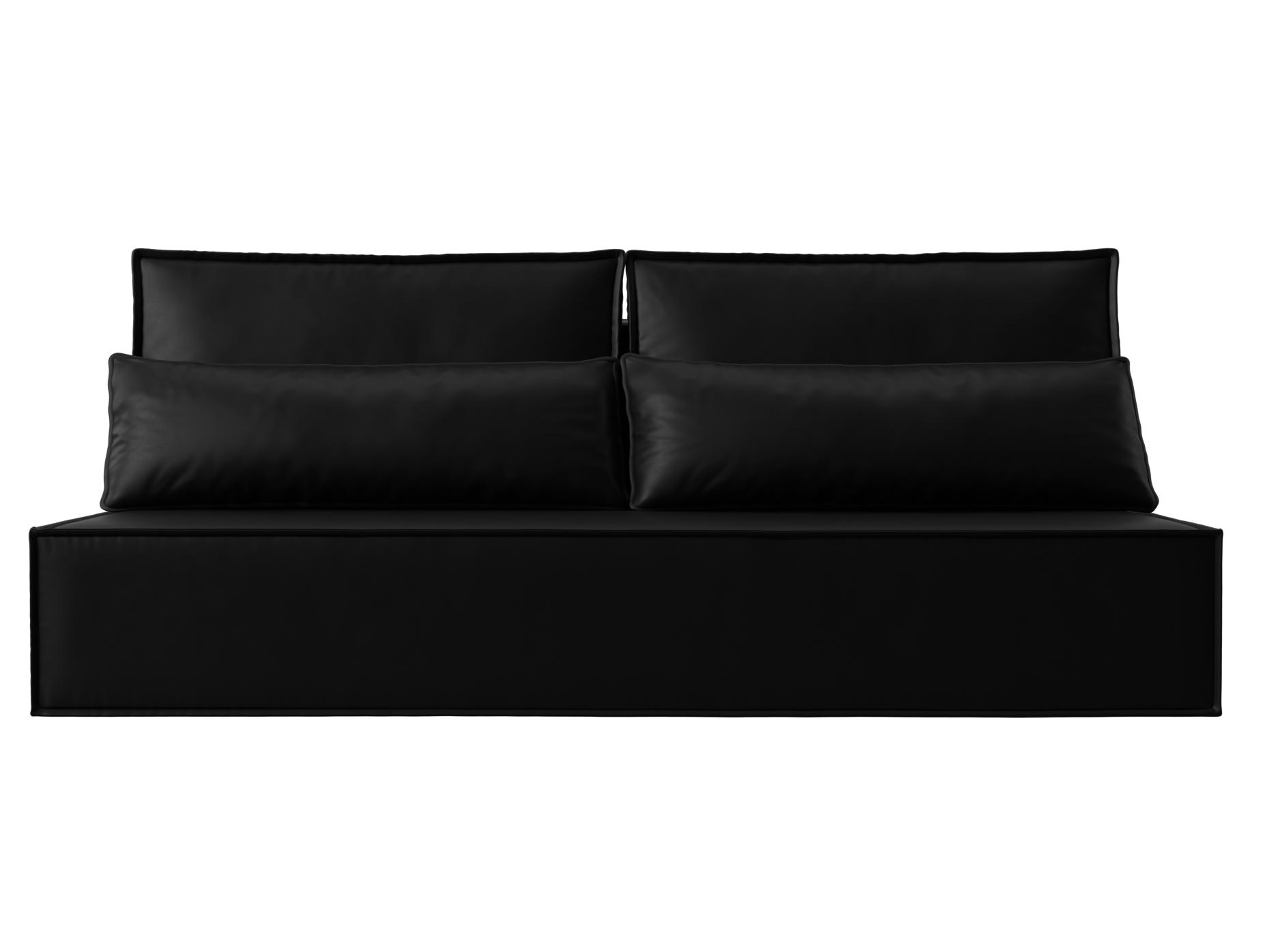 Прямой диван Фабио (Черный)