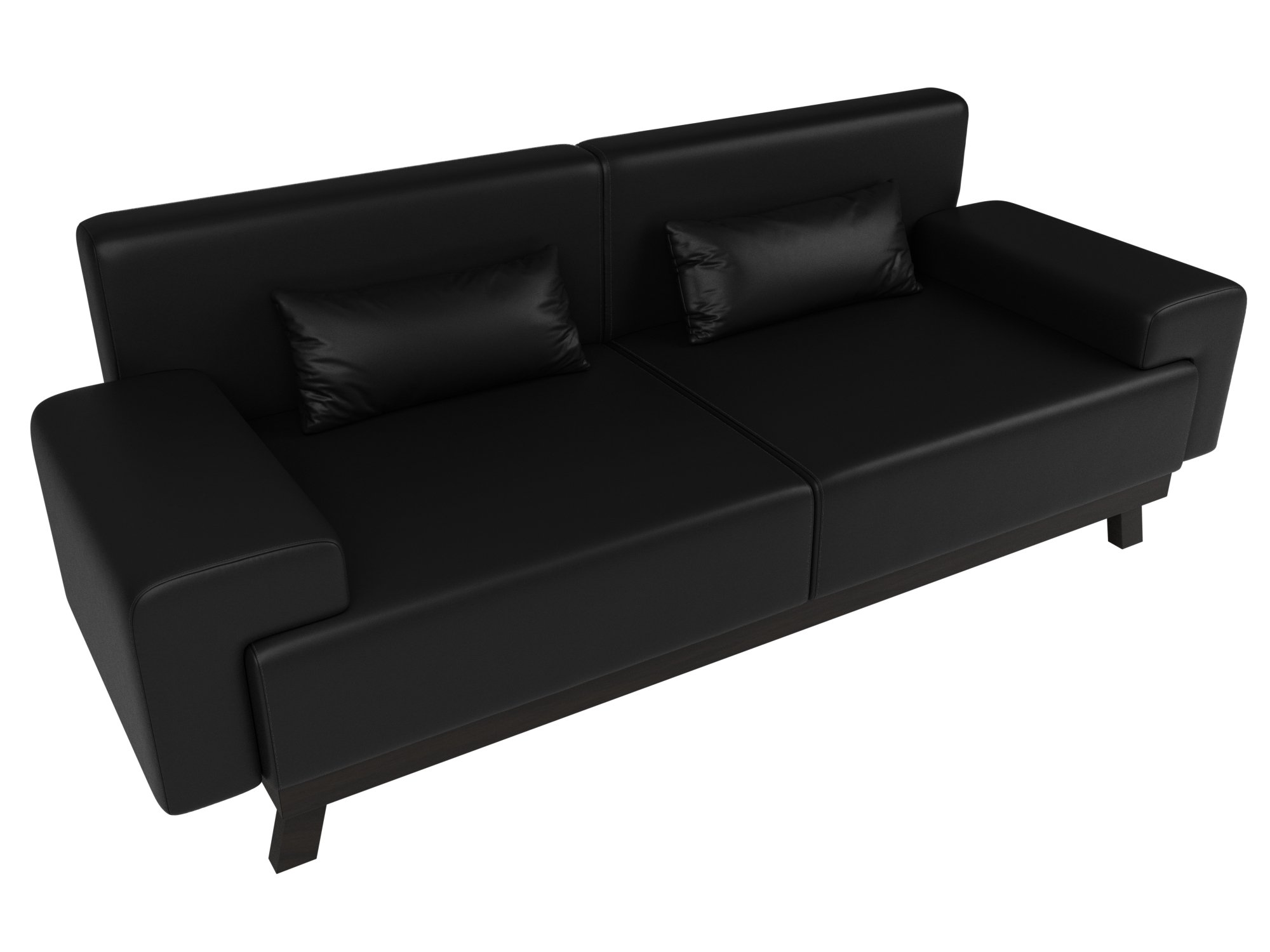 Прямой диван Мюнхен (Черный)