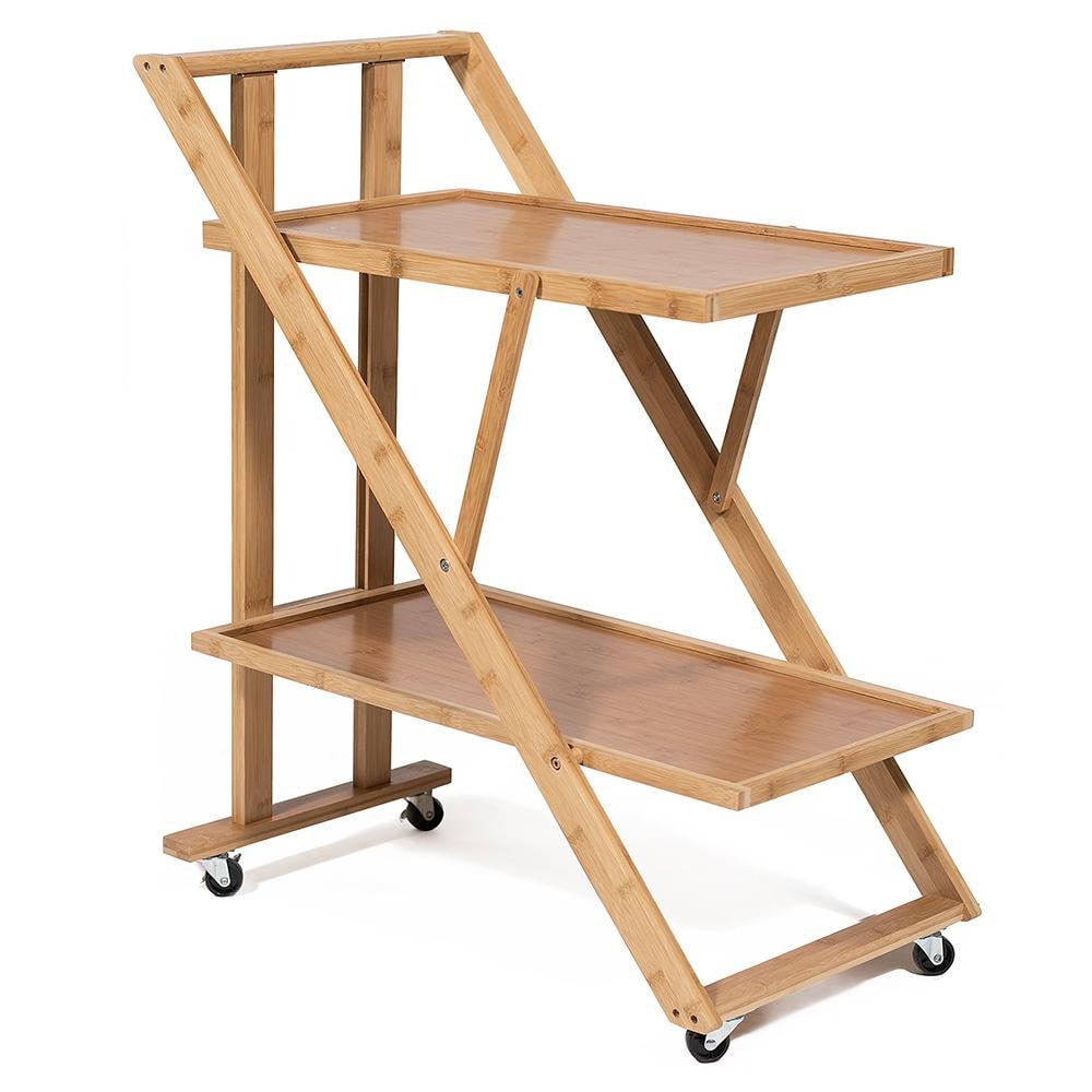 Столик сервировочный (JWFU-3342) бамбук
