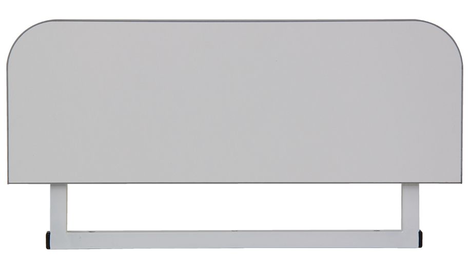 Комплект растущая парта-трансформер Polini kids City D2 с боковой приставкой, 140х55 см, белый-серый
