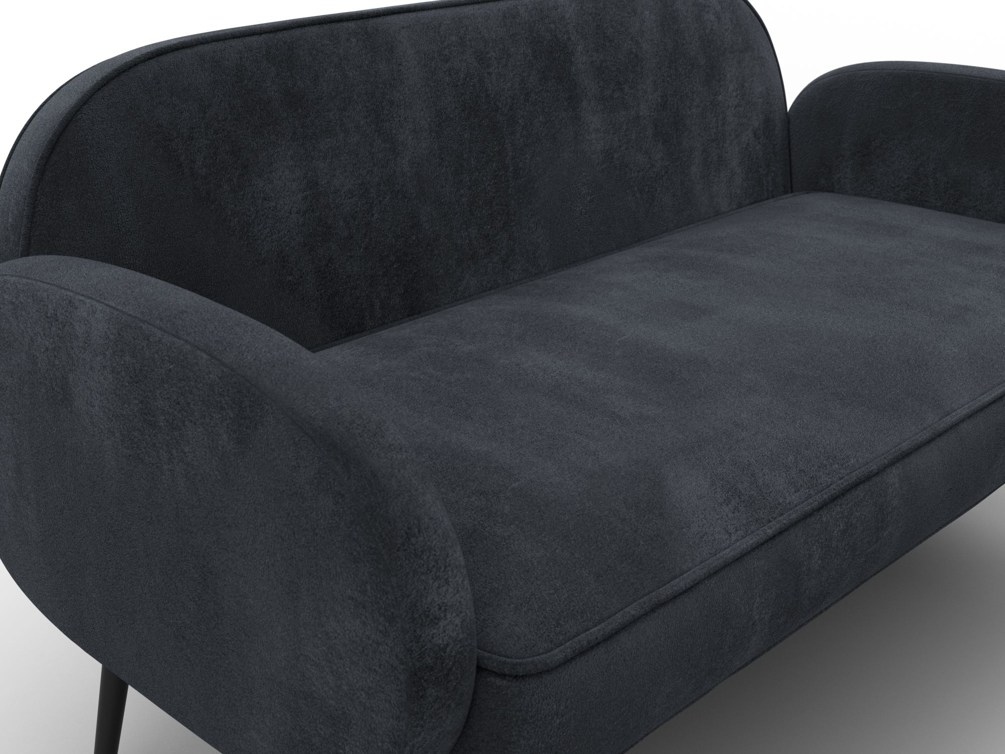 Диван прямой Лига-086 ( TOWER 11 темно-серый )