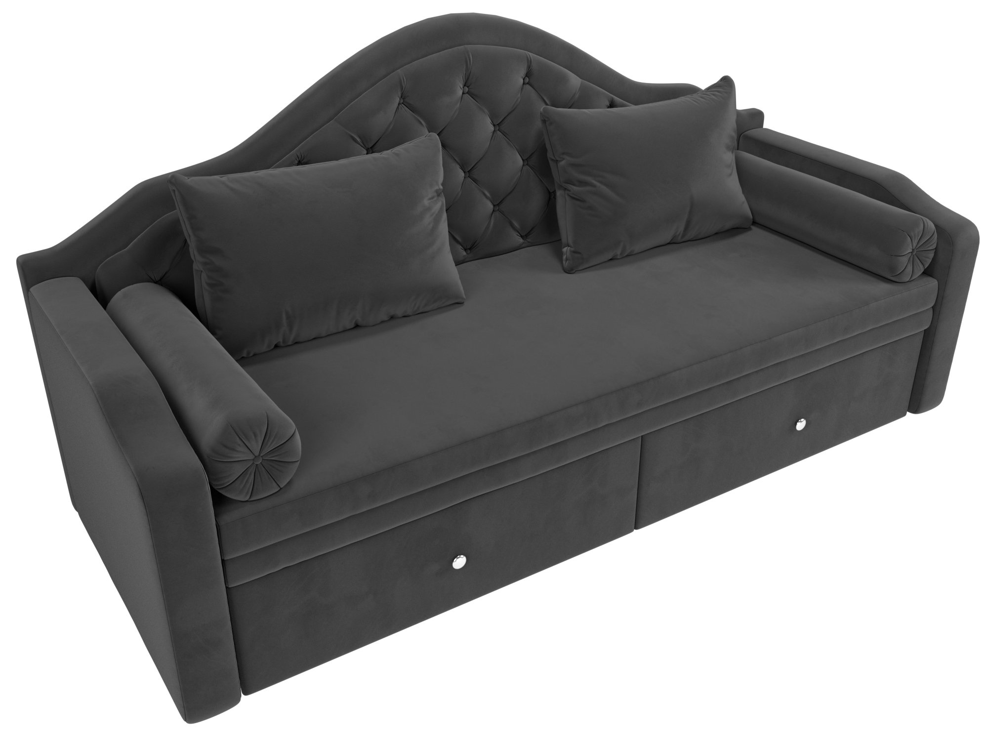 Прямой диван софа Сойер (Серый)
