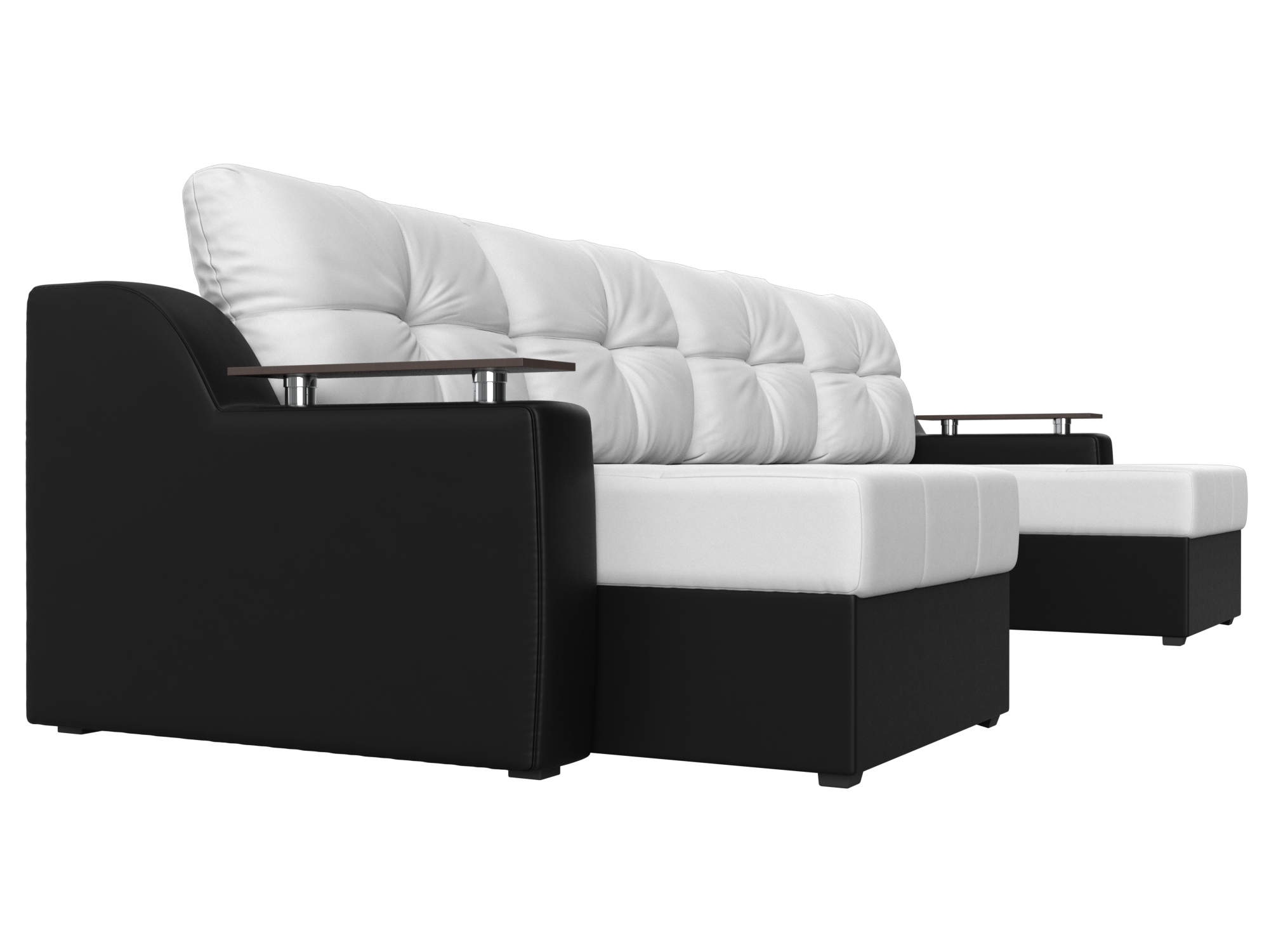 П-образный диван Сенатор (Белый\Черный)
