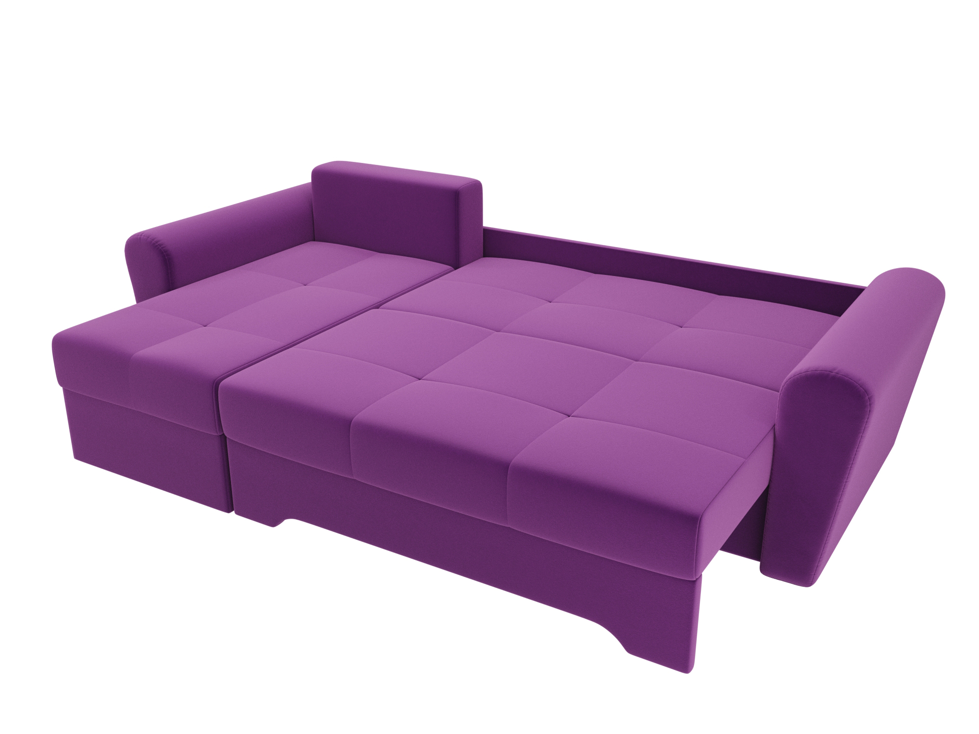Угловой диван Амстердам левый угол (Фиолетовый)
