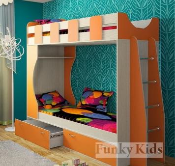 Двухъярусная детская кровать Фанки Кидз-5