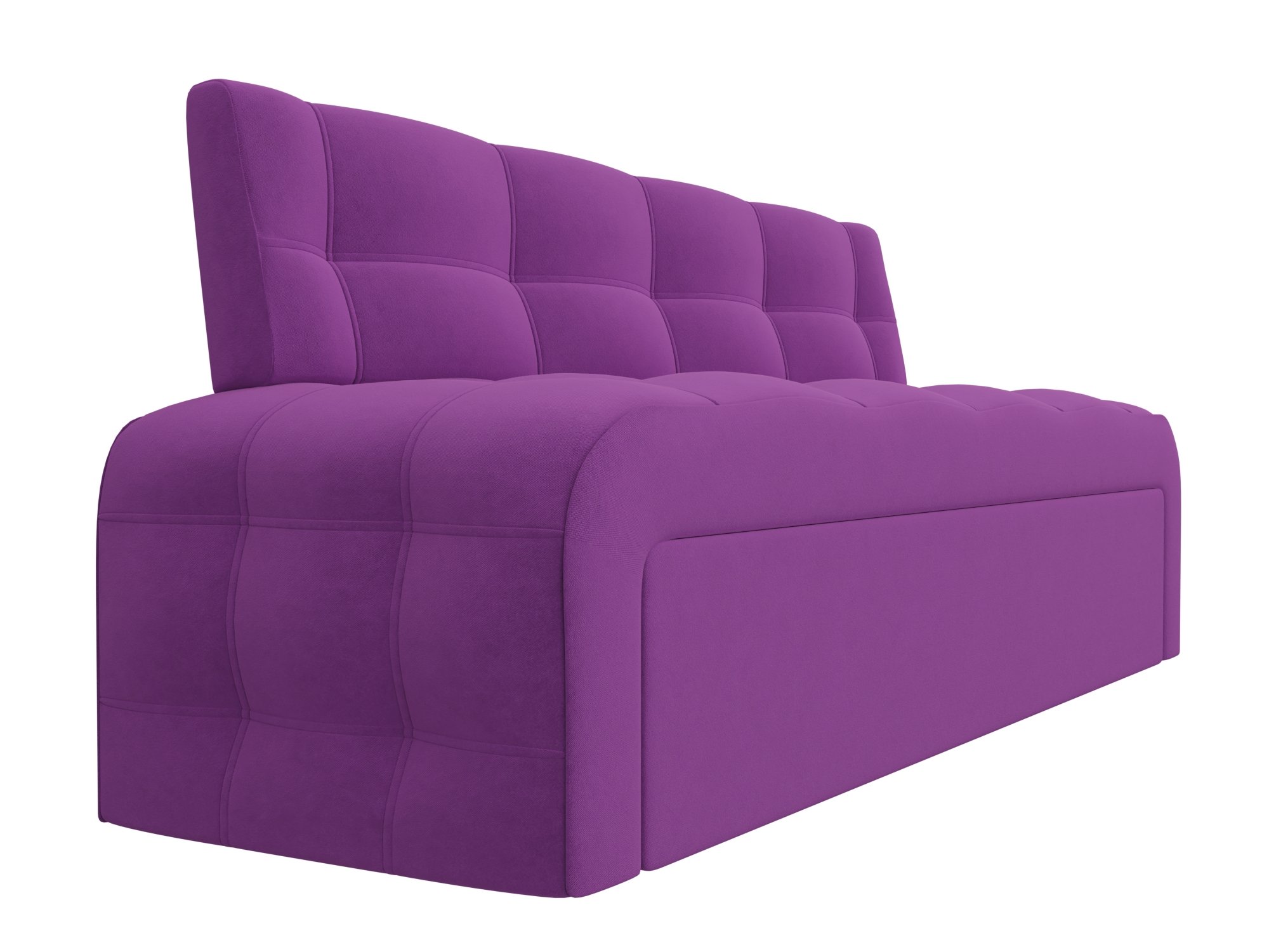 Кухонный прямой диван Люксор (Фиолетовый)