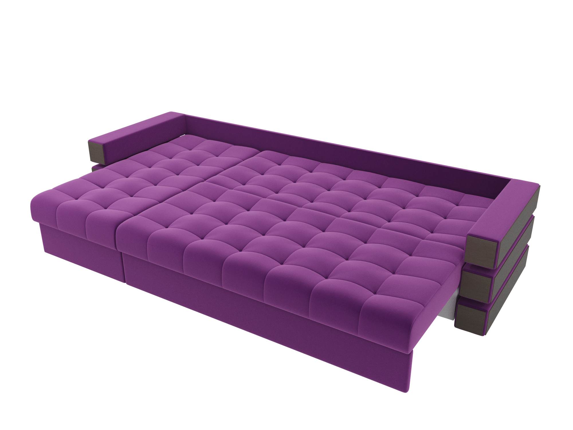 Угловой диван Венеция левый угол (Фиолетовый)