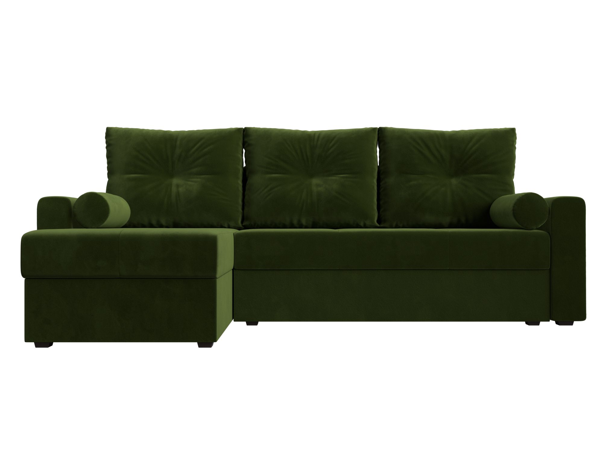 Угловой диван Верона Лайт левый угол (Зеленый)
