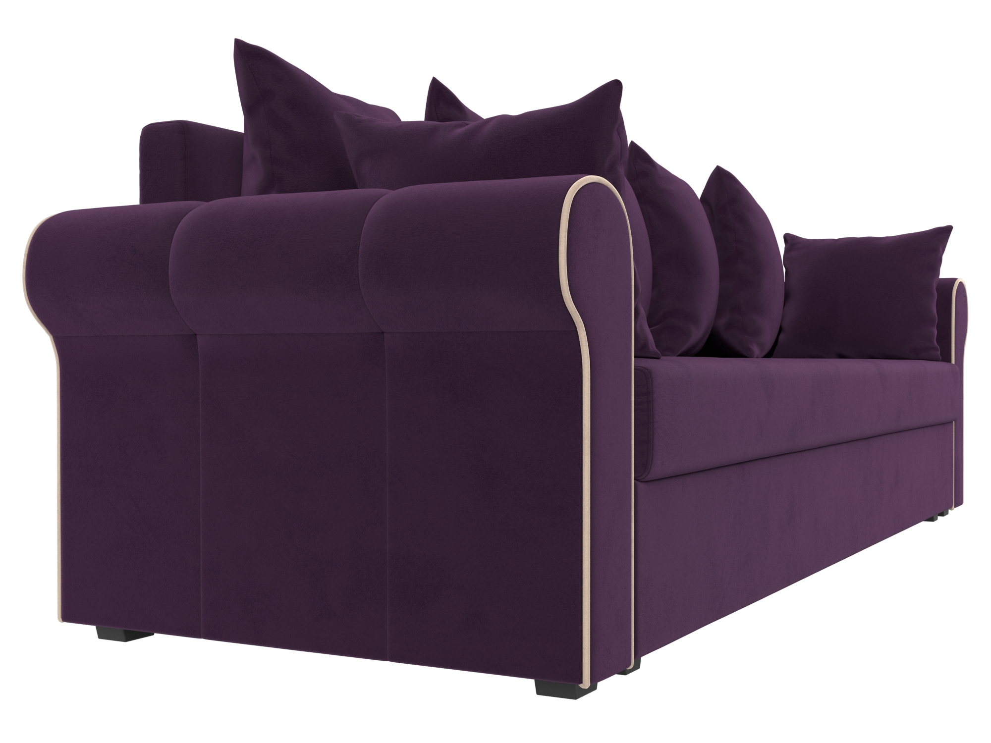Прямой диван Рейн (Фиолетовый)