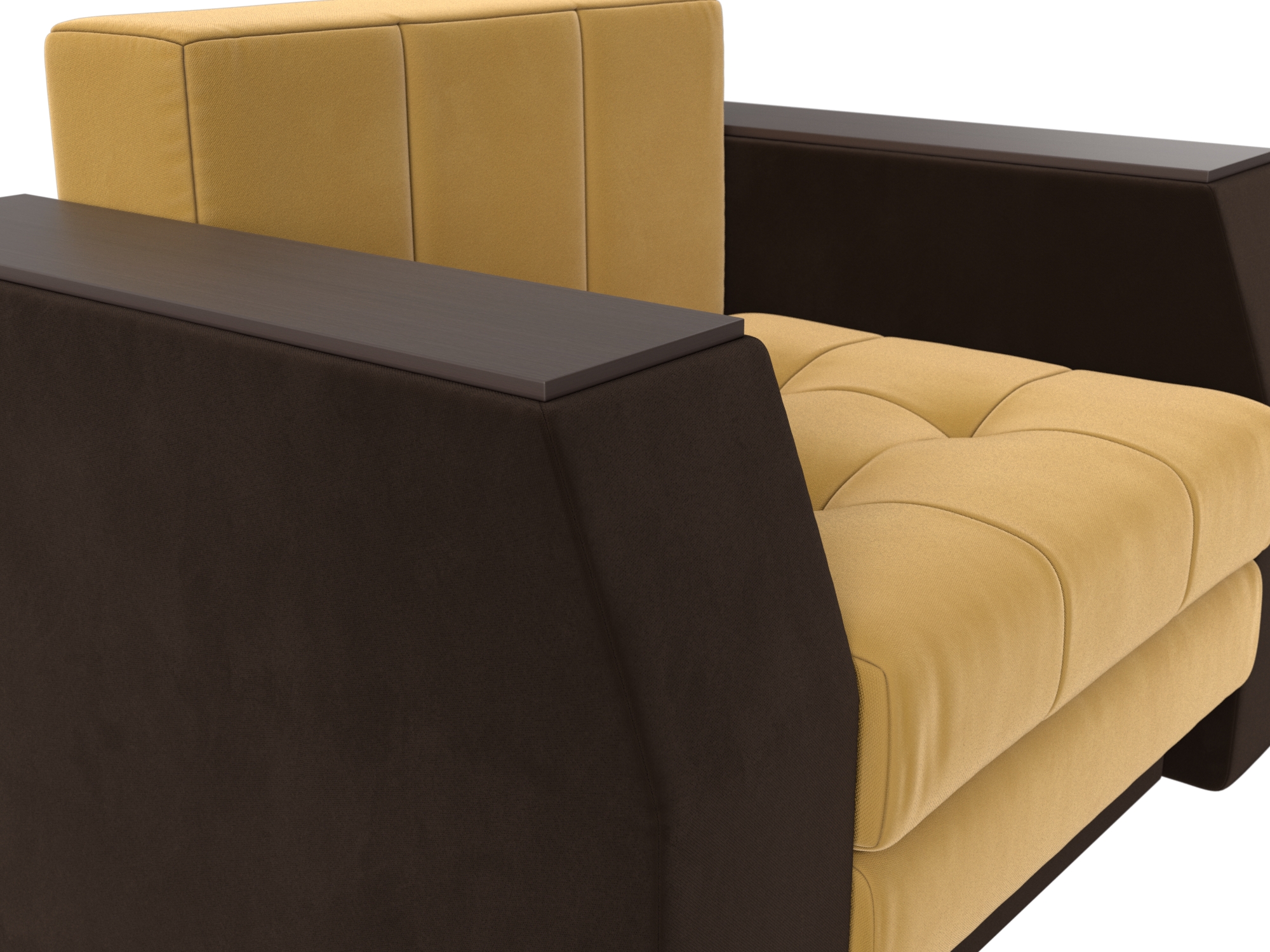 Кресло-кровать Атлантида (Желтый\коричневый)