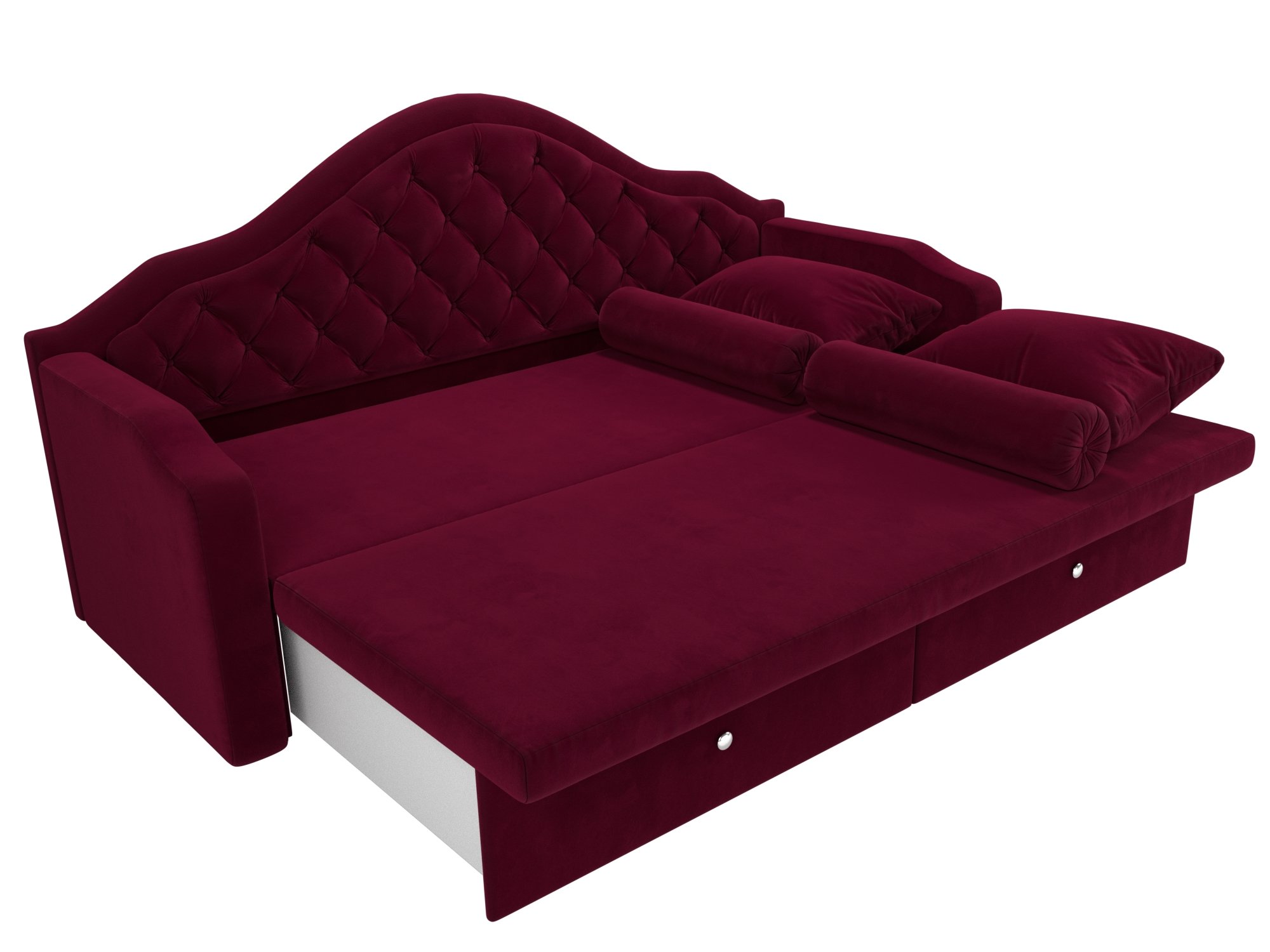 Прямой диван софа Сойер (Бордовый)