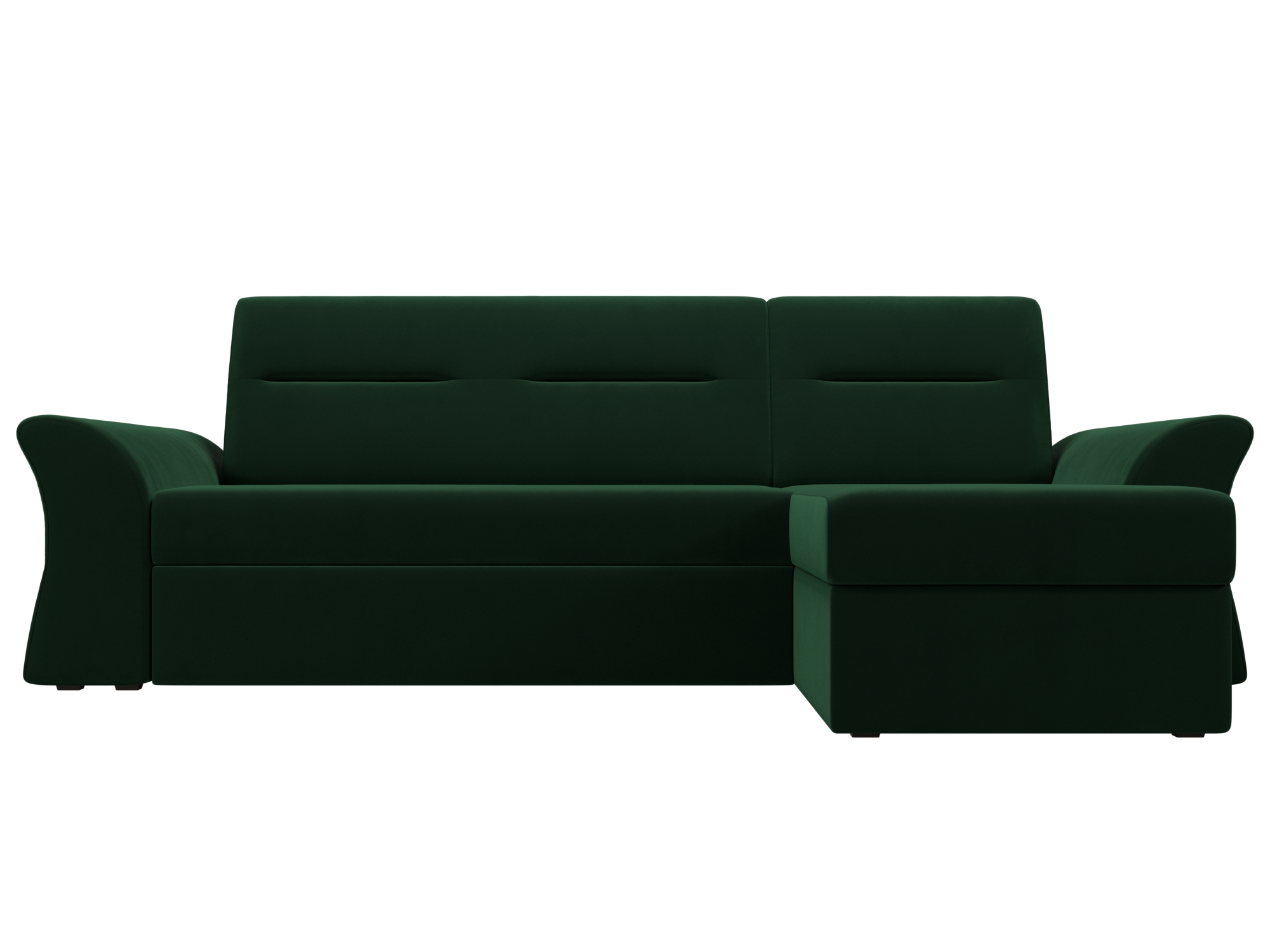 Угловой диван Клайд правый угол (Зеленый)