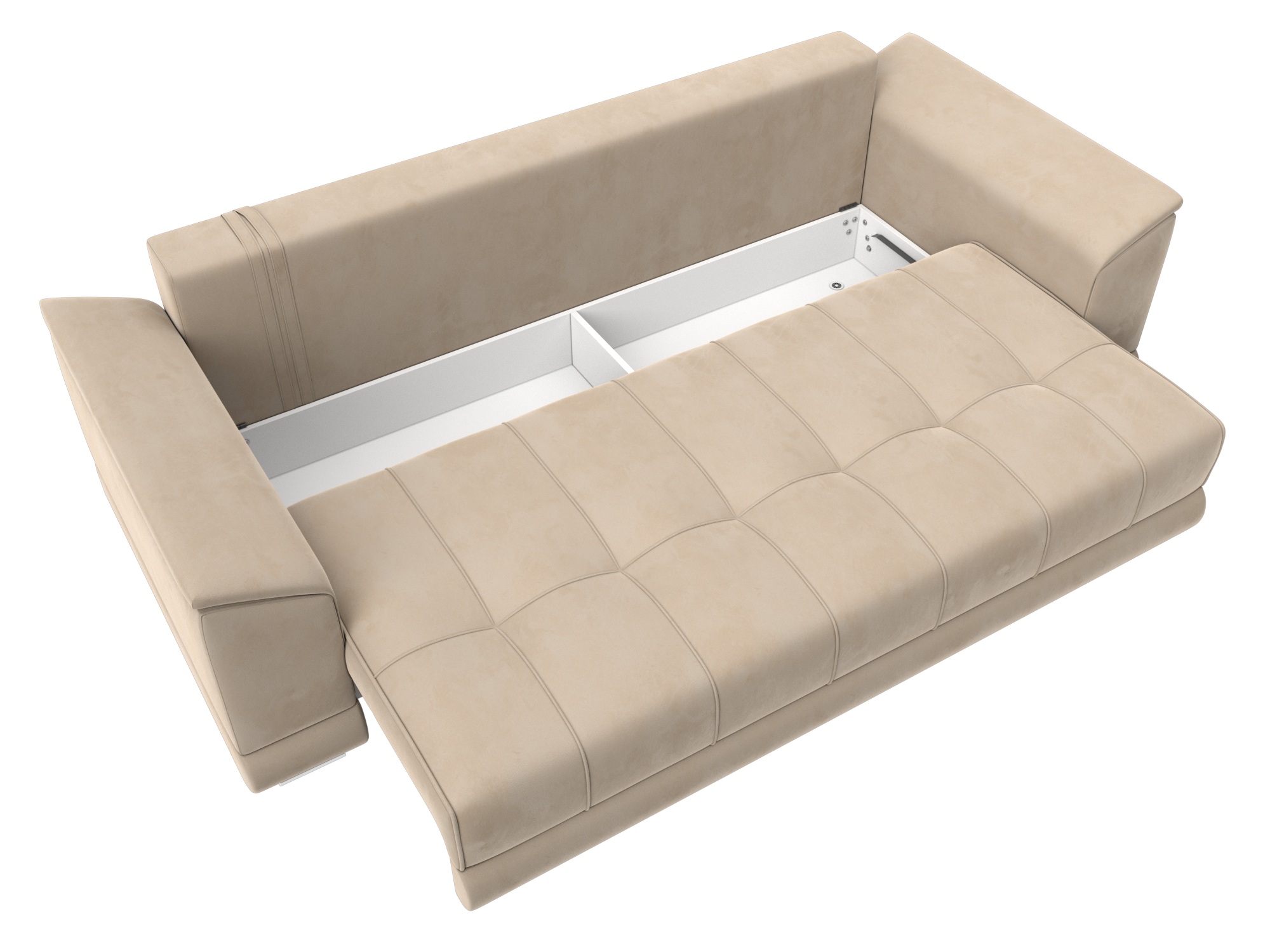 Диван прямой НордСтар НПБ ( SEVEN 729 бежевый )