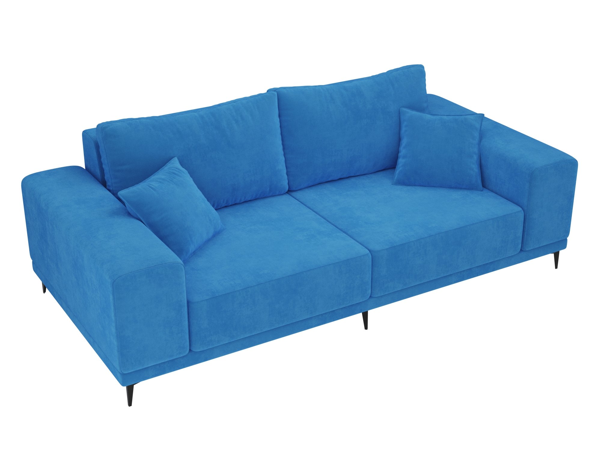 Прямой диван Льюес (Голубой)