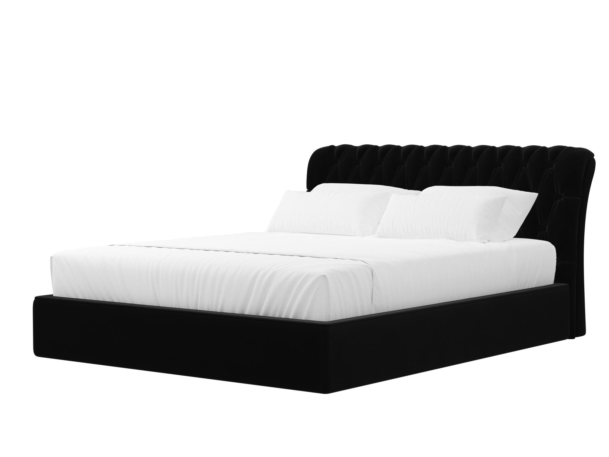 Интерьерная кровать Сицилия 160 (Черный)