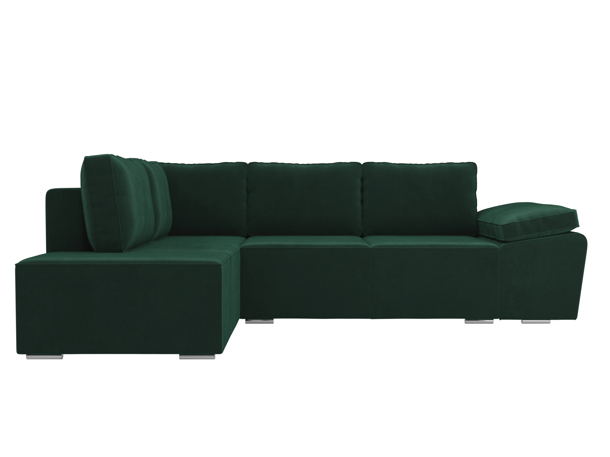 Угловой диван Хьюго левый угол (Зеленый)