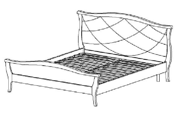 Кровать с ортопедическим каркасом №236 (МК-57)