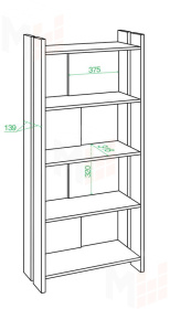 Стеллаж СТЛ-ОВ
