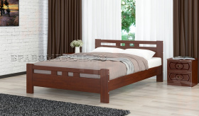 Кровать из массива Вероника-2 140*200 (орех)