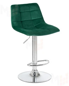 Стул барный DOBRIN TAILOR (зеленый велюр (MJ9-88))