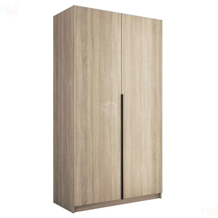 Шкаф Локер 2-х дверный (Распашной)  120 см. профиль чёрный