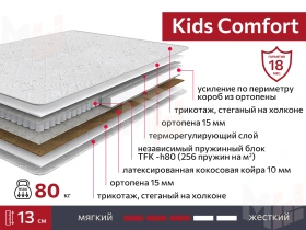 Матрас Kids Comfort  80х180 см