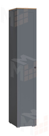 Шкаф-пенал Остин 13.225 серый графит