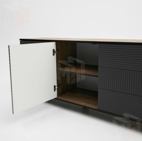 Комод Копенгаген (дуб самдал/серый графит)