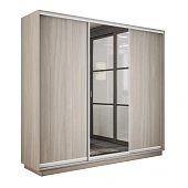 Шкаф-купе Экспресс трио 1 зеркало 1800 (ясень шимо светлый)