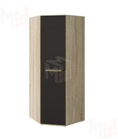 Шкаф Ким угловой (сонома/графит)