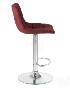 Стул барный DOBRIN TAILOR (винный велюр (MJ9-35))