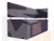 Кухонный прямой диван Стоун с углом (Фиолетовый)