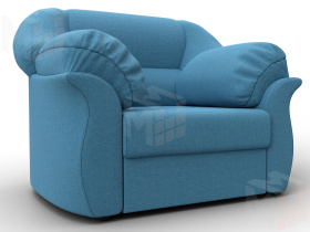 Кресло Карнелла ( Амур 10 голубой )