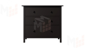 Комод КЫМОР 3 ящика черный