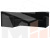 Угловой диван Карелия левый угол (Черный)