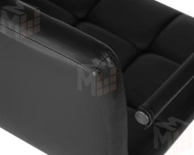 Стул барный DOBRIN KRUGER ARM BLACK (черный)