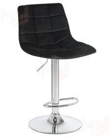 Стул барный DOBRIN TAILOR (черный велюр (MJ9-101))