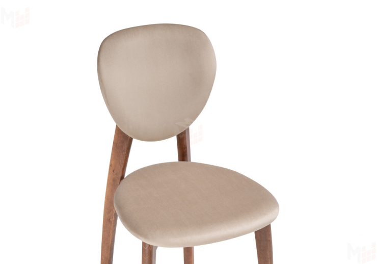 Стул деревянный Вакимо tenerife beige / орех миланский